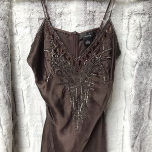 !!SOLD!! Arden B Beaded Silk Tank